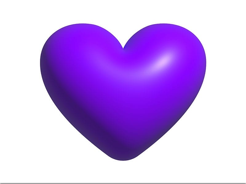 What Does The Purple Heart Mean Emoji 💜 2023 